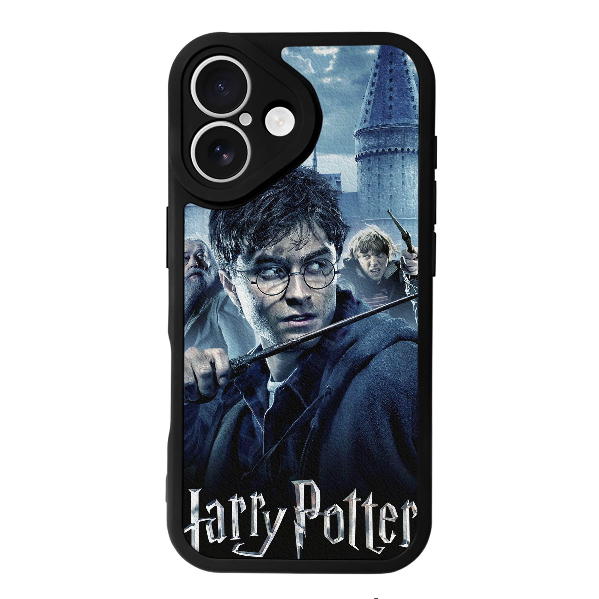 （画像用） Harry Potter ハリー・ポッターシリーズ 【iPhone 16シリーズ対応】シリコンスマホケース（レザー調） 材質：シリコン